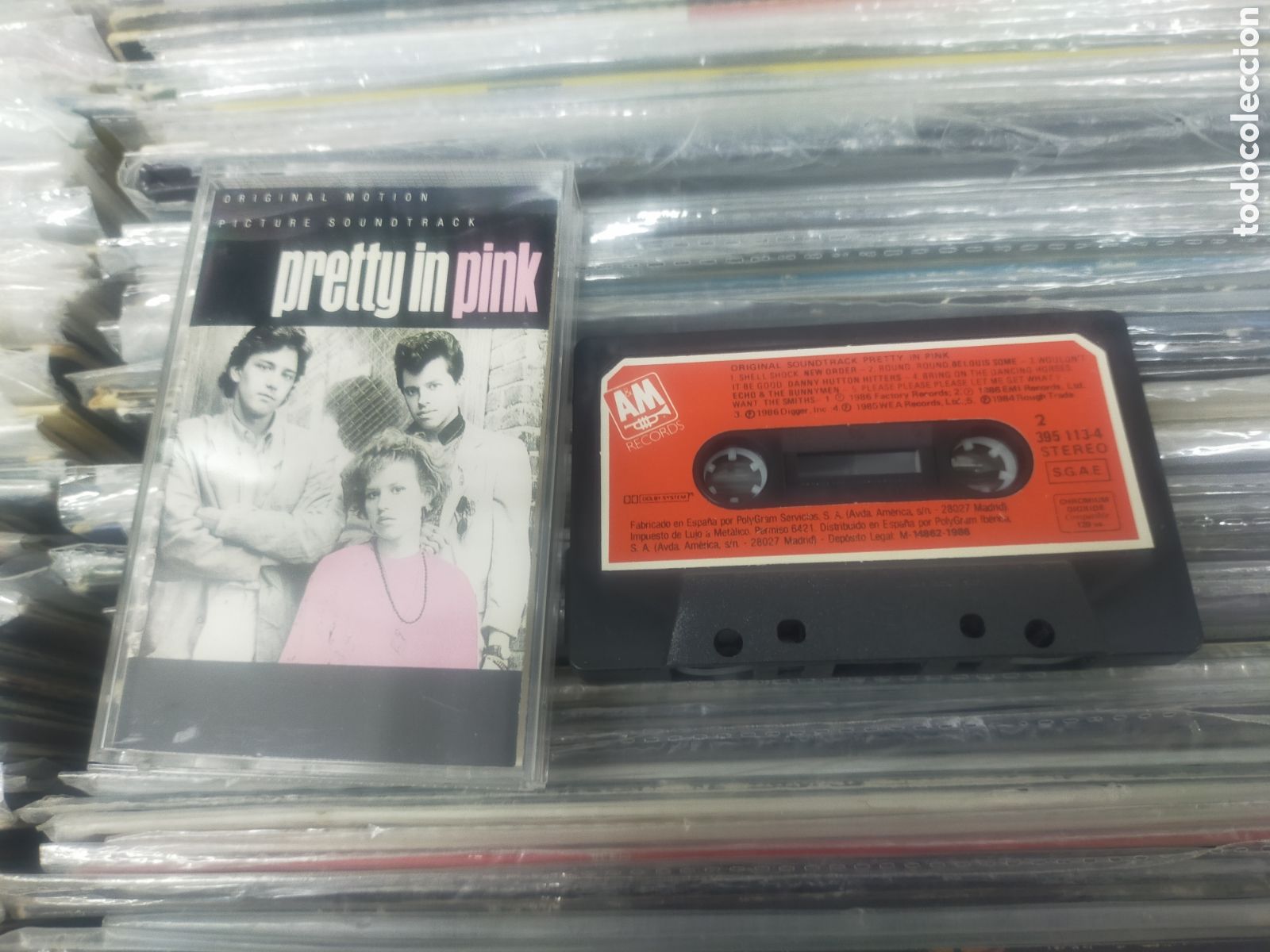 Casetes antiguos: Casete pretty in Pink b.s.o. Espa&ntilde;a 1986