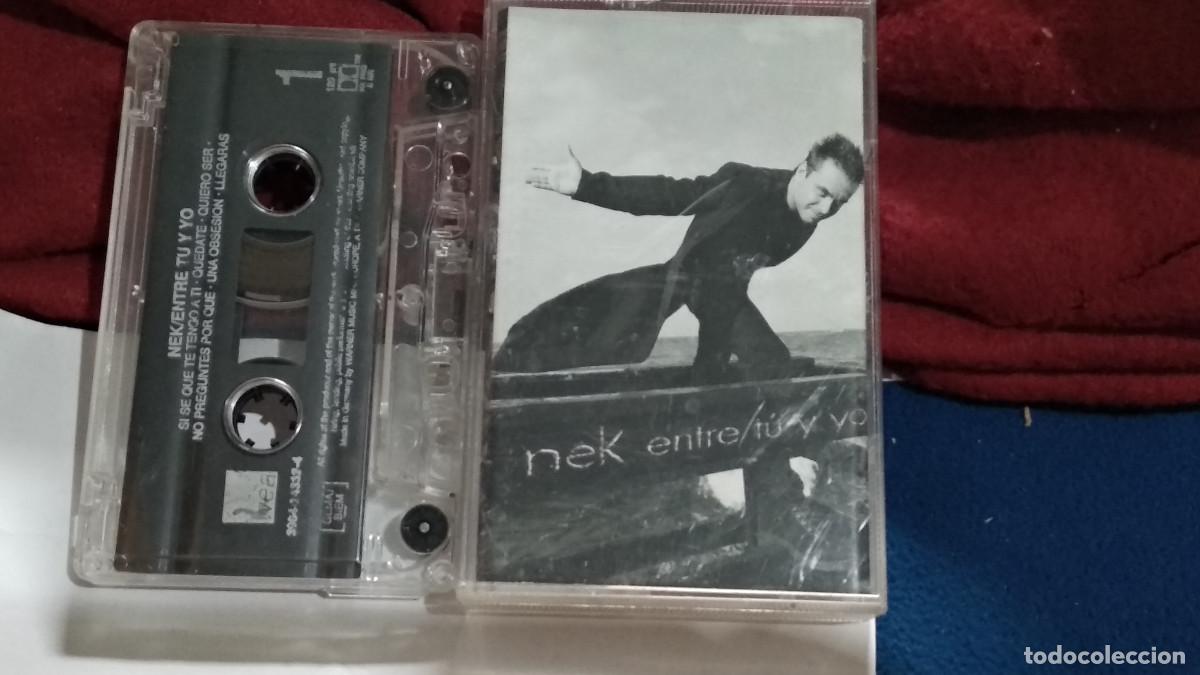 Casetes antiguos: NEK - ENTRE T&Uacute; Y YO ) 1998 WEA WARNER CASETE CINTA CASSETTE M&Uacute;SICA POP