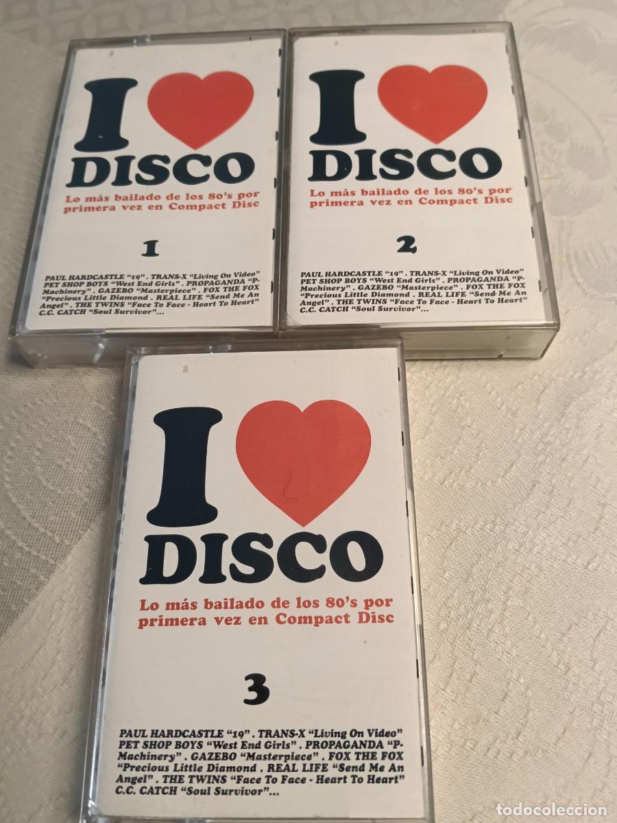 Casetes antiguos: RAR 3 CASSETTES. I LOVE DISCO. VOL 1&2&3. ITALO DISCO. JULES, TRANS-X.