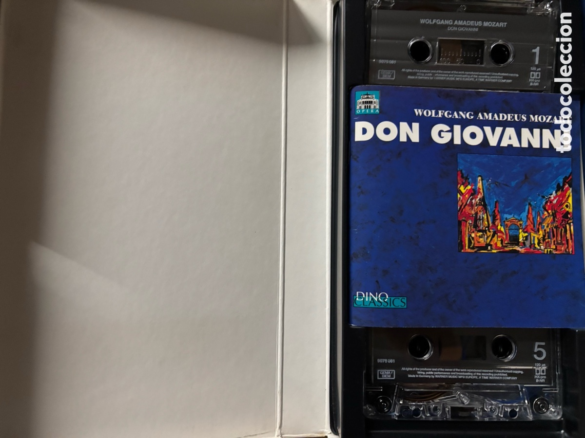 Casetes antiguos: Opera en cassette, Don Giovanni Mozart