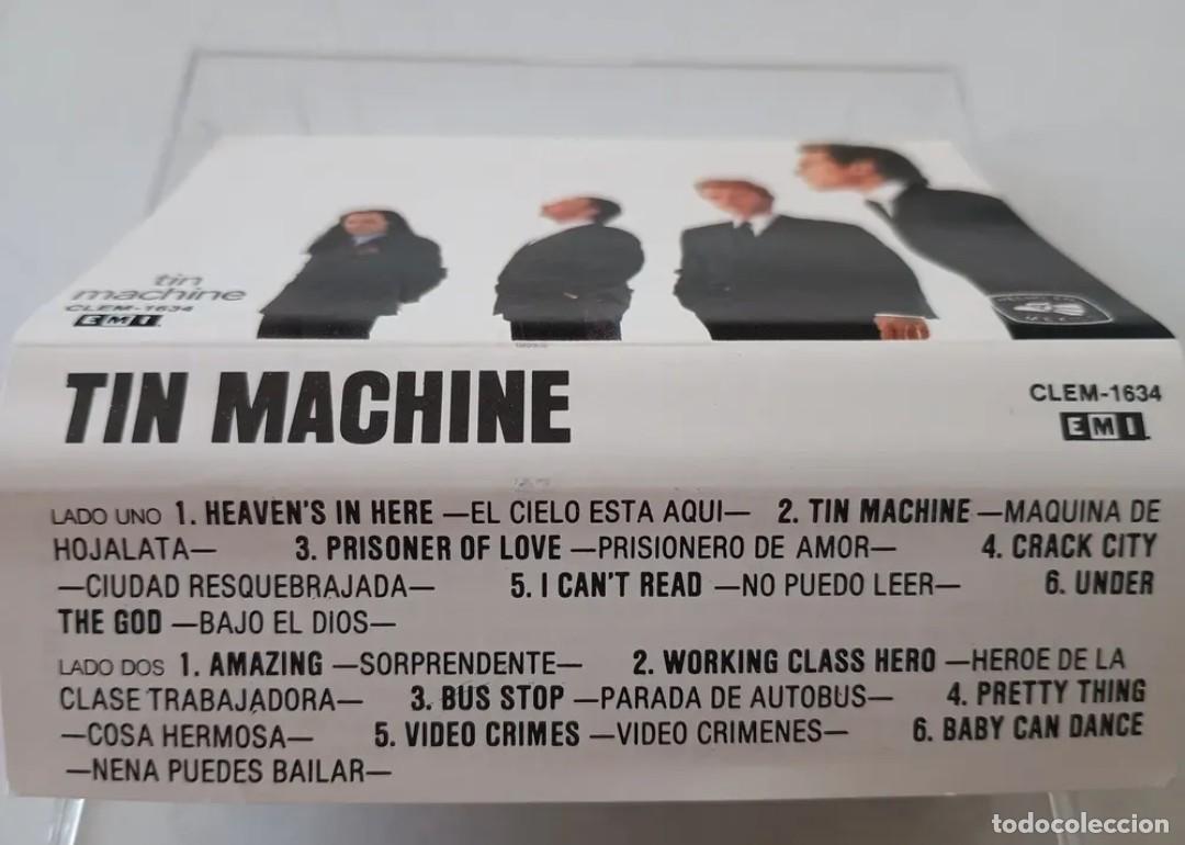 Casetes antiguos: Tin Machine &middot; Tin Machine &middot; Cassette Imp Mexico / David Bowie - Foto 5