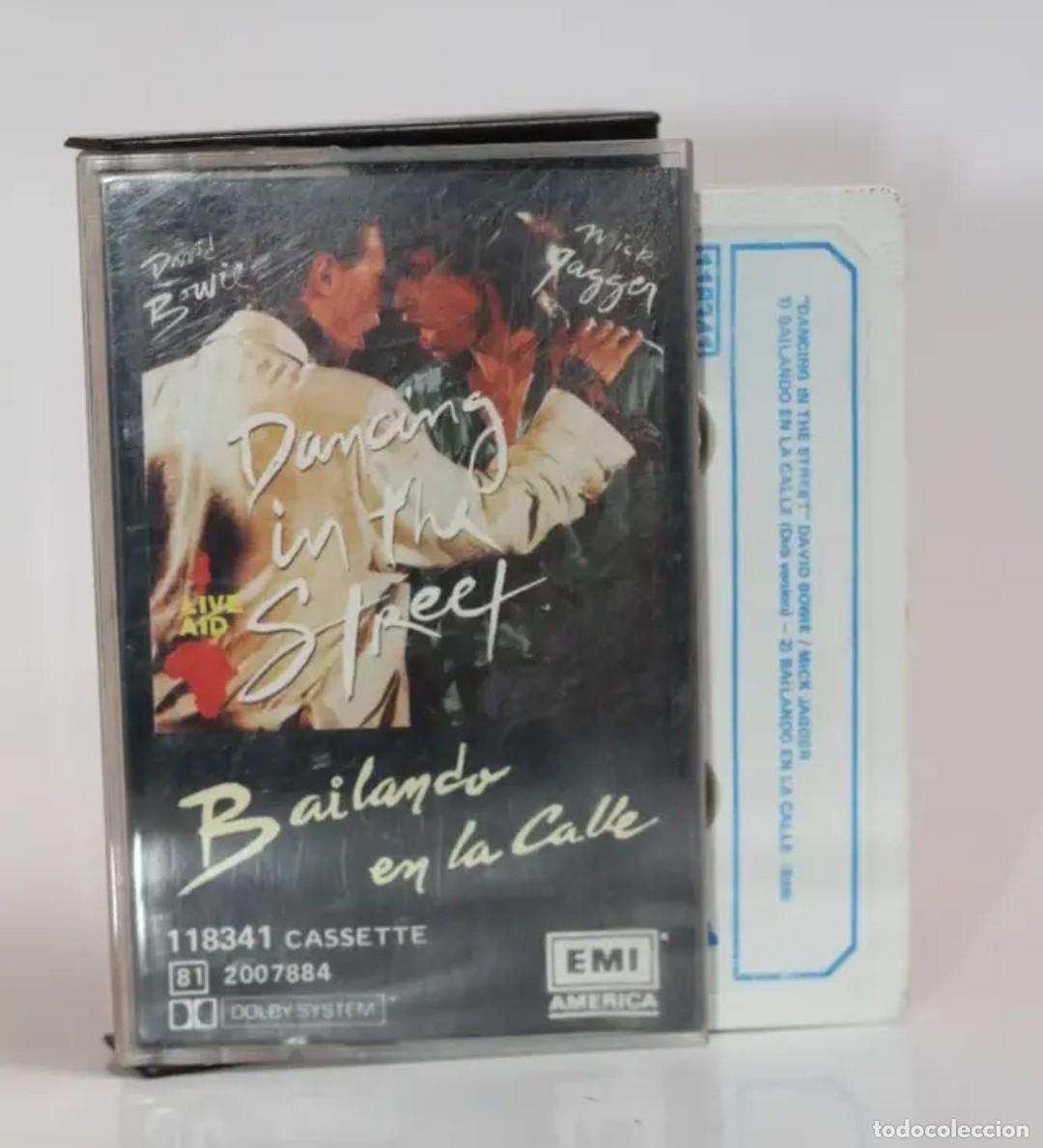 Casetes antiguos: Cassette Bowie Jagger Bailando En La Calle 1985 Dancing In