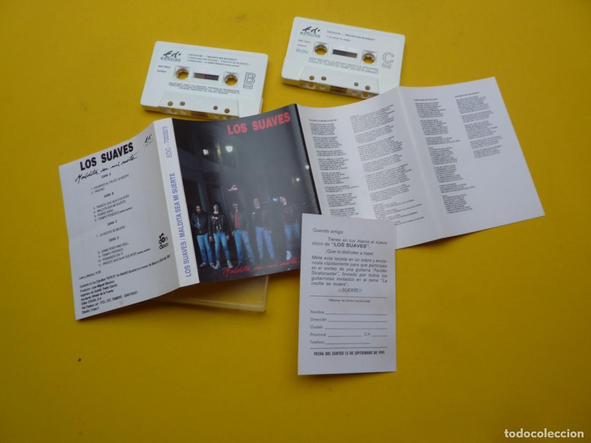 Casetes antiguos: 2 CASSETTE LOS SUAVES - Maldita Sea Mi Suerte - EDC 70032/3 (M-/M-/M-)
