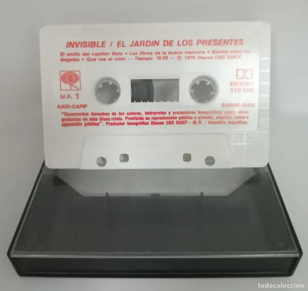 Casetes antiguos: INVISIBLE - EL JARDIN DE LOS PRESE A&Ntilde;O 1976 CASSETTE primera edici&oacute;n original ind argentina
