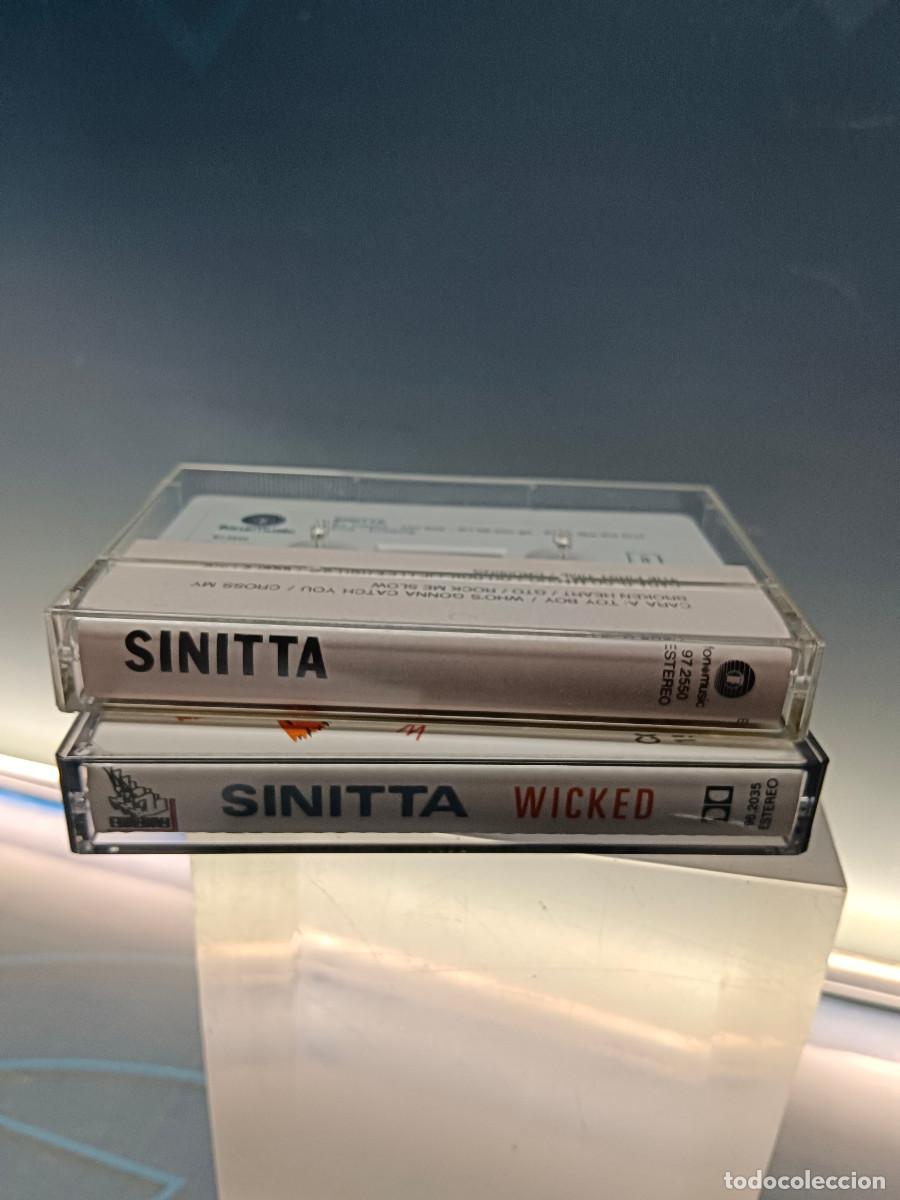 Casetes antiguos: 2 cintas de casete de Sinitta: Sinitta! + Wicked. - Foto 4