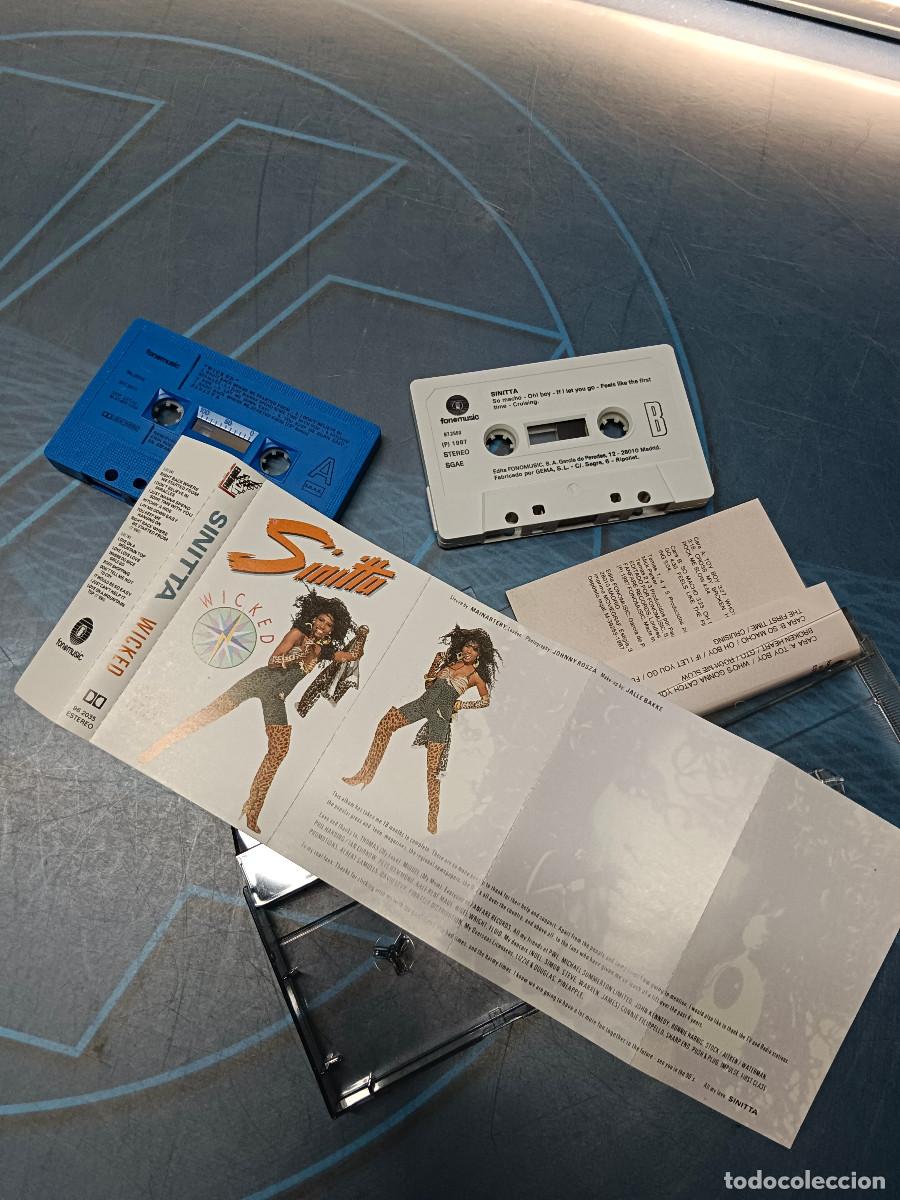 Casetes antiguos: 2 cintas de casete de Sinitta: Sinitta! + Wicked. - Foto 5