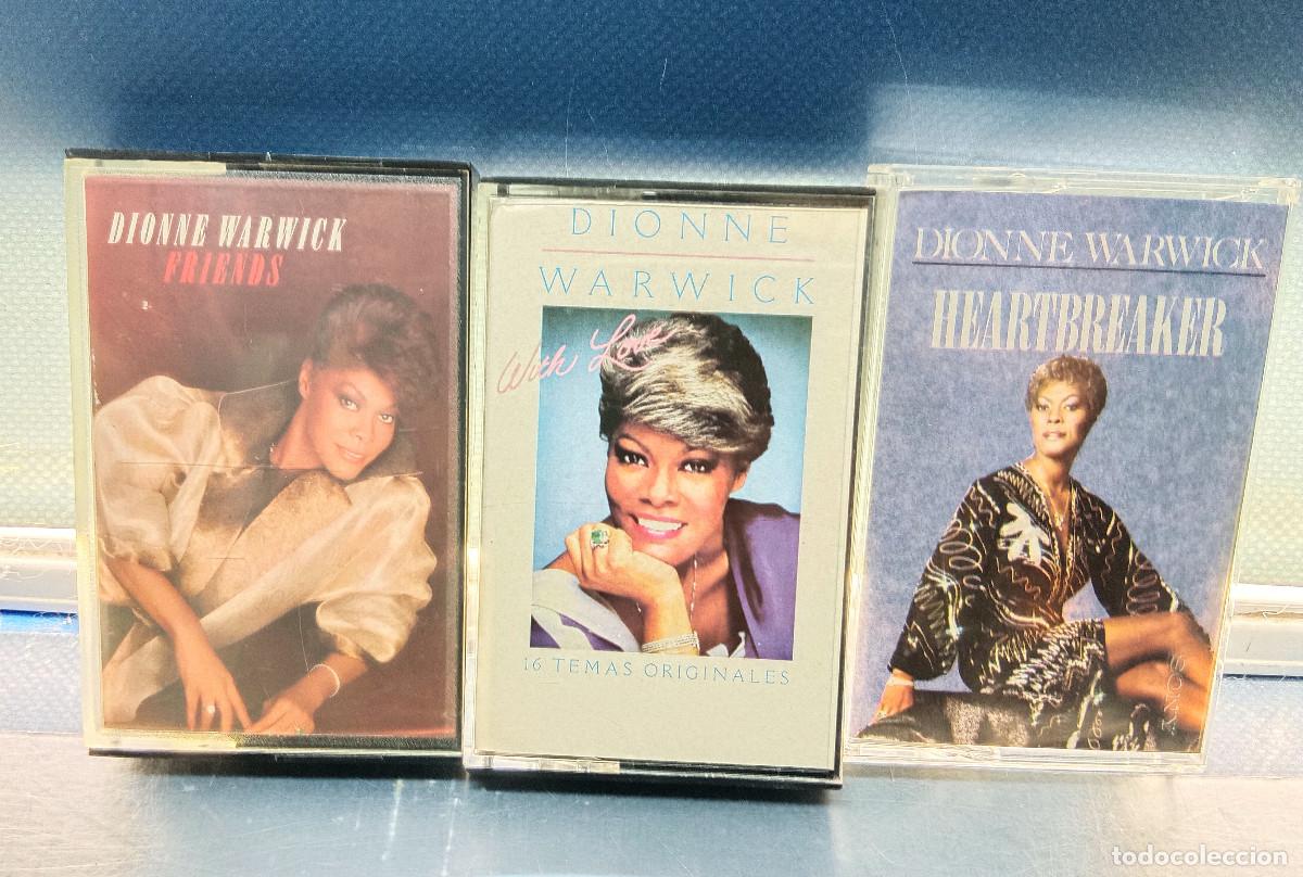 Casetes antiguos: 3 cintas de casete de Dionne Warwick