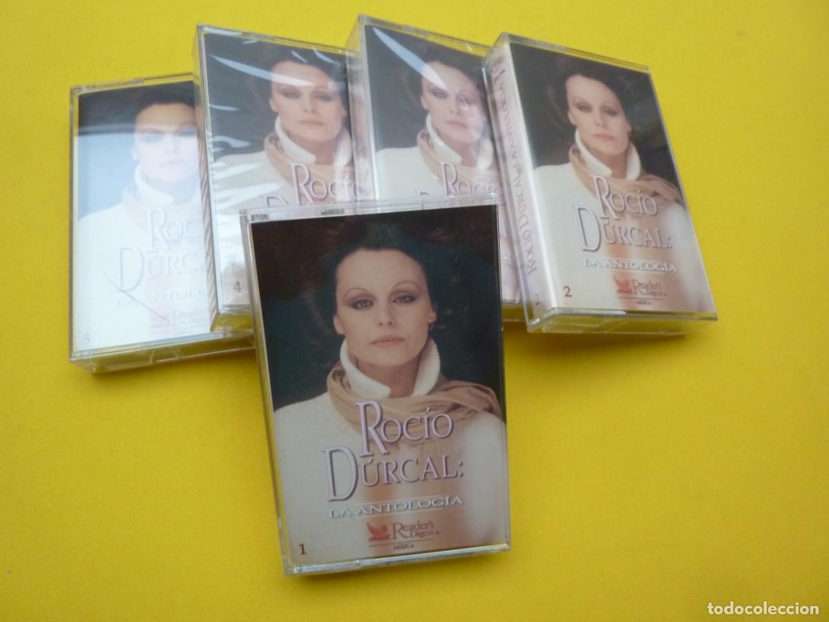 Casetes antiguos: 5 CASSETTE ROCIO DURCAL - La Antologia - Reader's Digest (4 PRECINTADAS DE FABRICA)