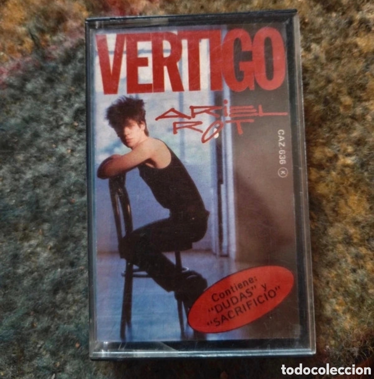 Casetes antiguos: Ariel Rot: V&eacute;rtigo cassete 1985