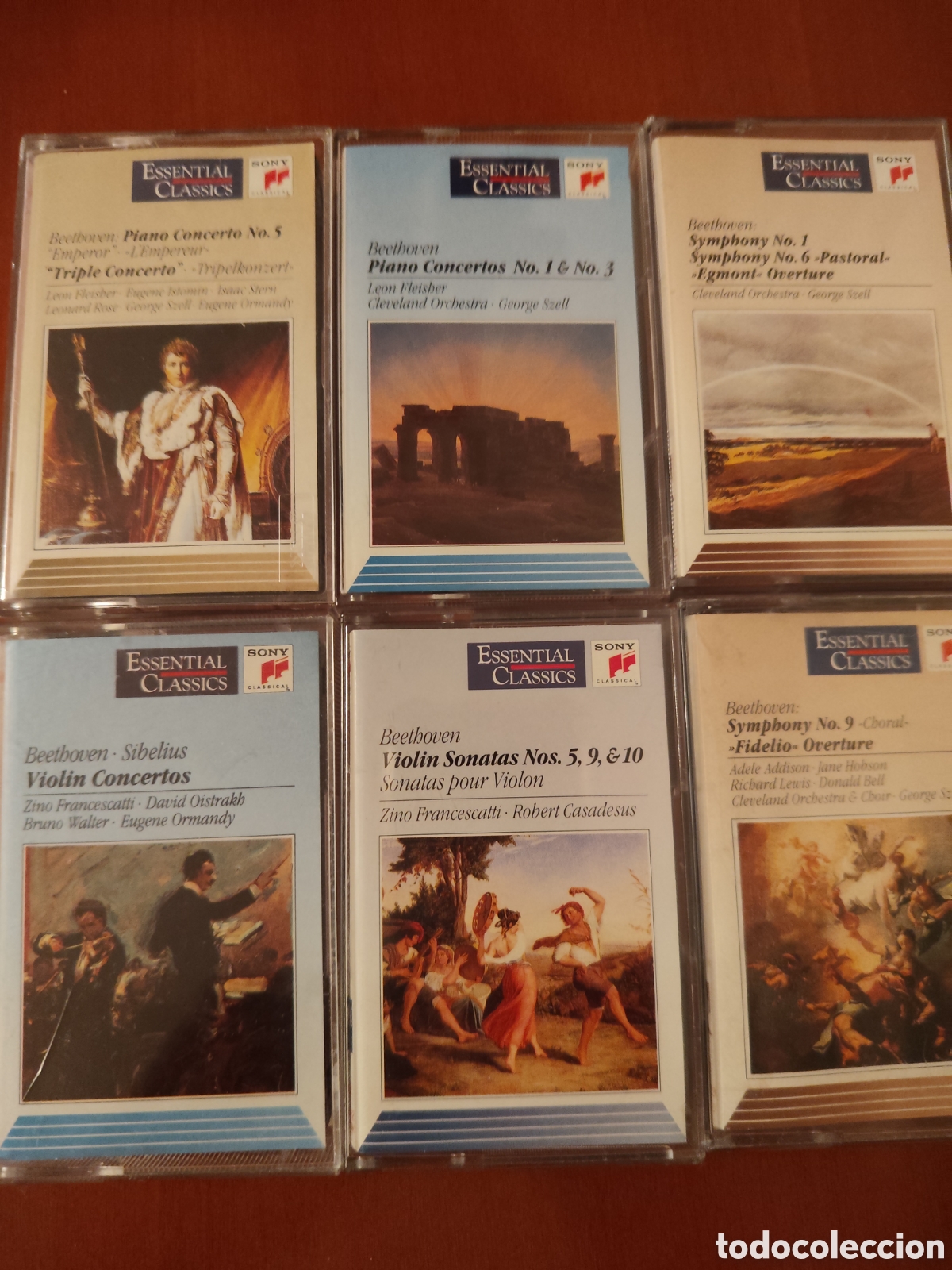 Casetes antiguos: Lote 6 casetes Beethoven Essential Classics