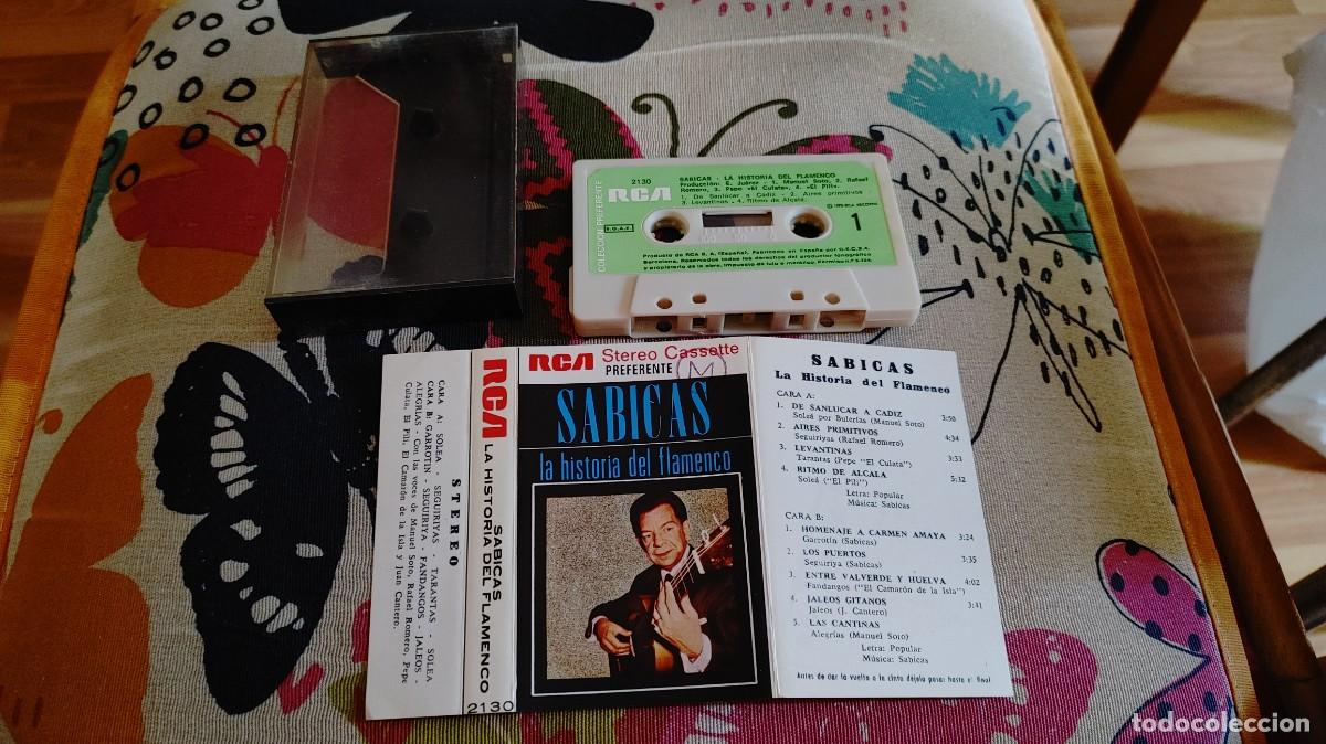 Casetes antiguos: SABICAS-CASETE HISTORIA DEL FLAMENCO