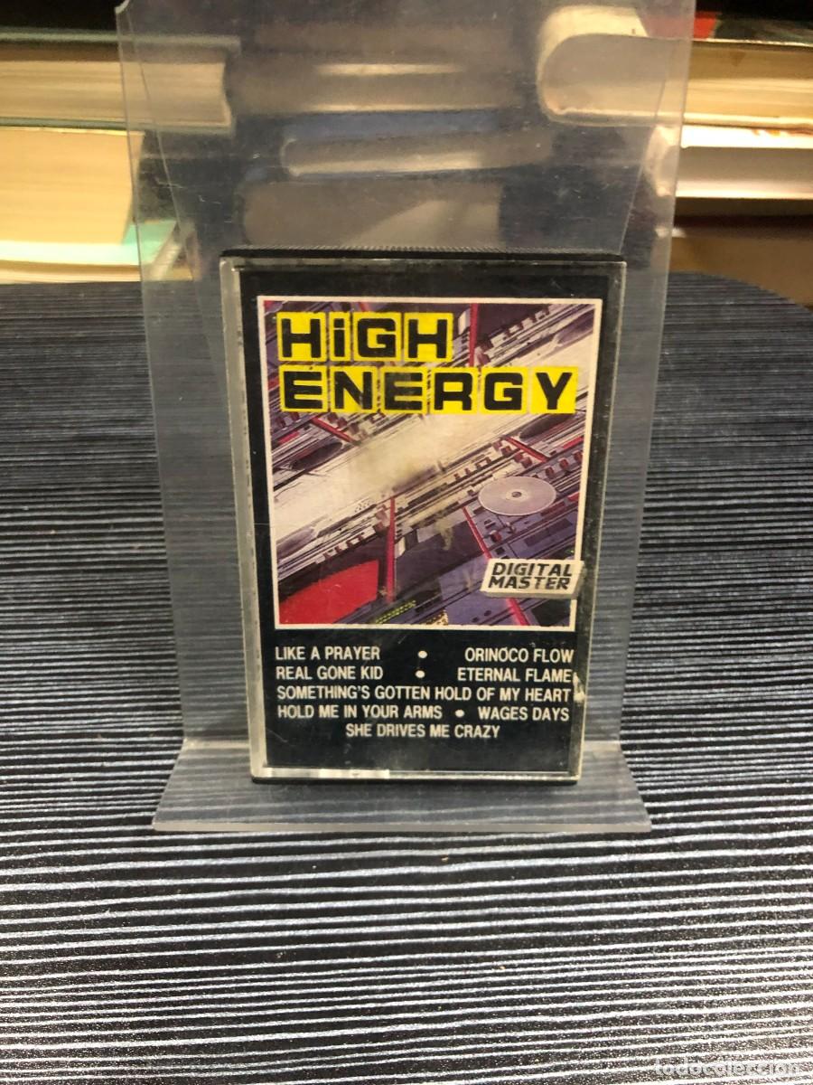 Casetes antiguos: High Energy (Digital Master) Varios (Grandes &eacute;xitos synth-pop / dance: Like A Prayer, Orinoco Flow,