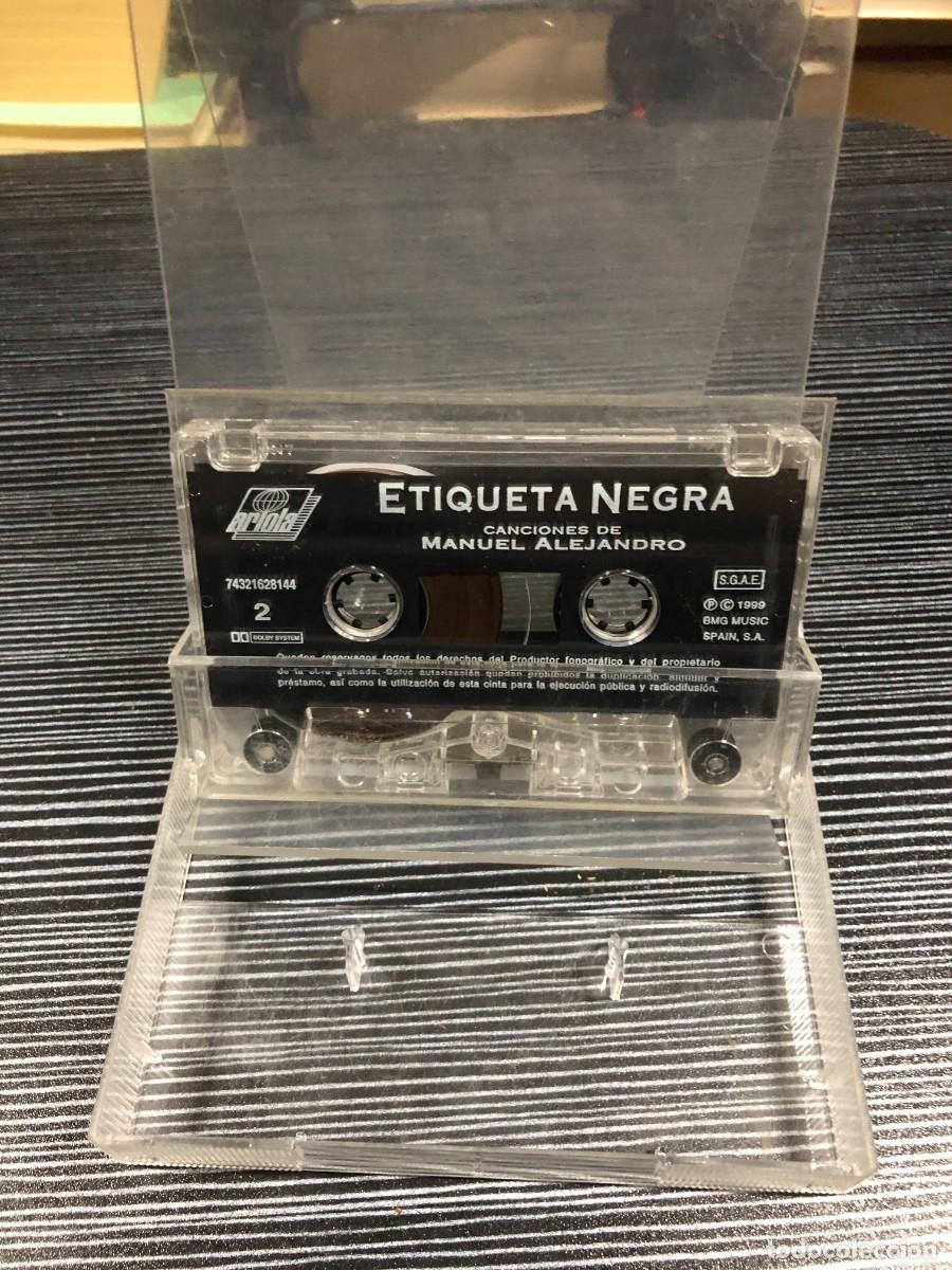 Casetes antiguos: Etiqueta Negra: Canciones de Manuel Alejandro