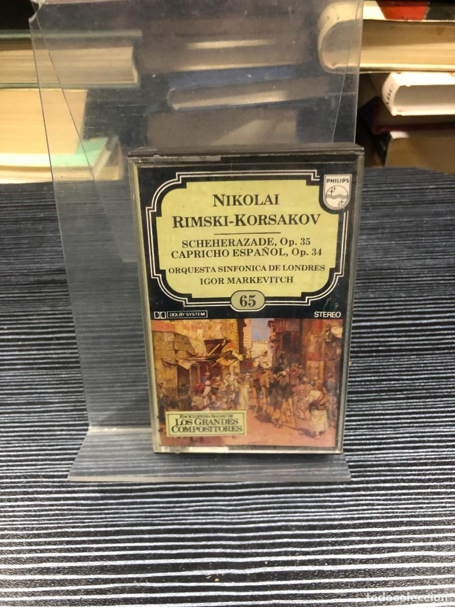 Casetes antiguos: Scheherazade / Capricho Espa&ntilde;ol Nikolai Rimski-K&oacute;rsakov (Igor Markevitch / Philips)