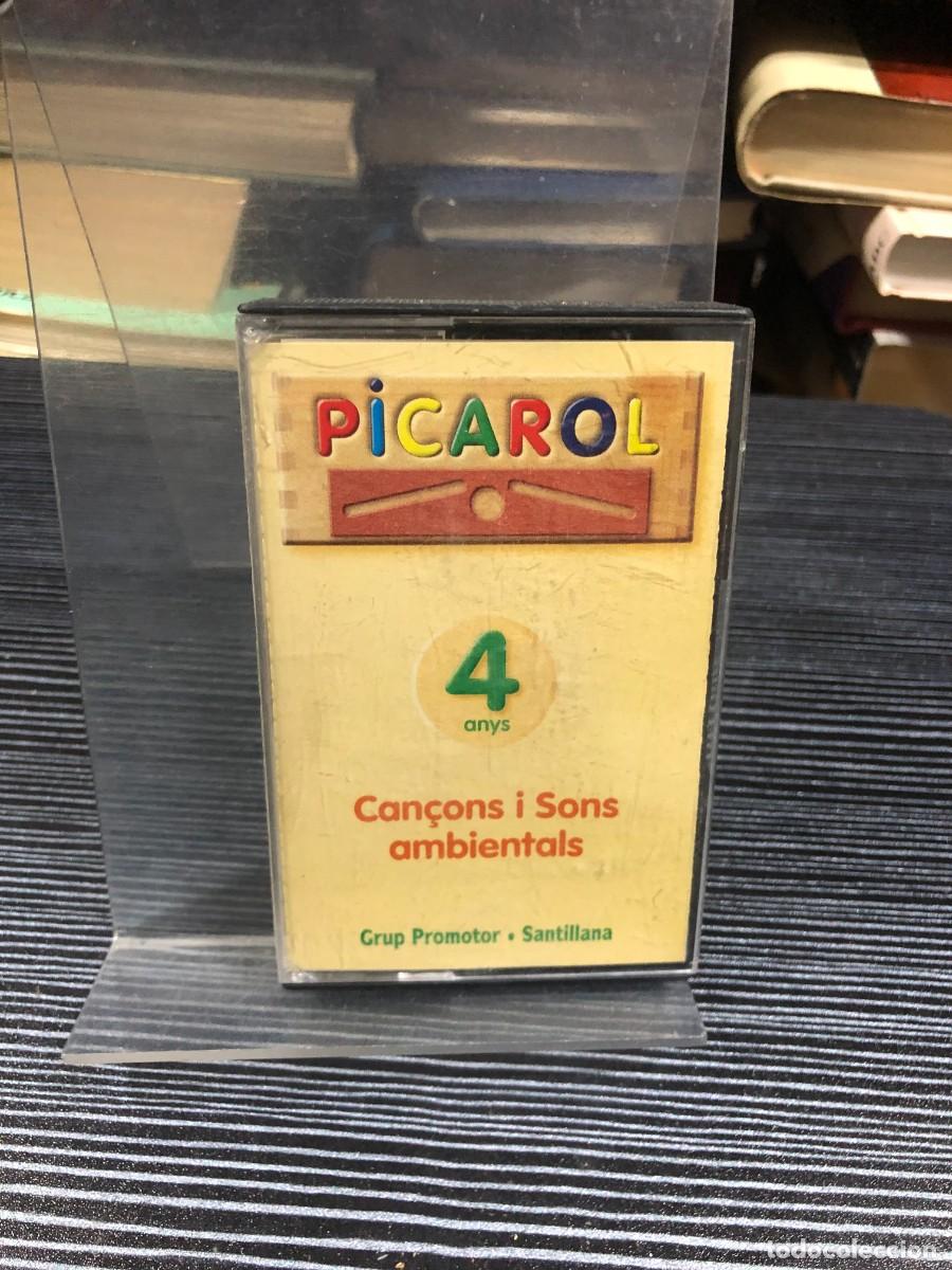 Casetes antiguos: P&iacute;carol 4 anys (Can&ccedil;ons i Sons ambientals) Santillana / Grup Promotor