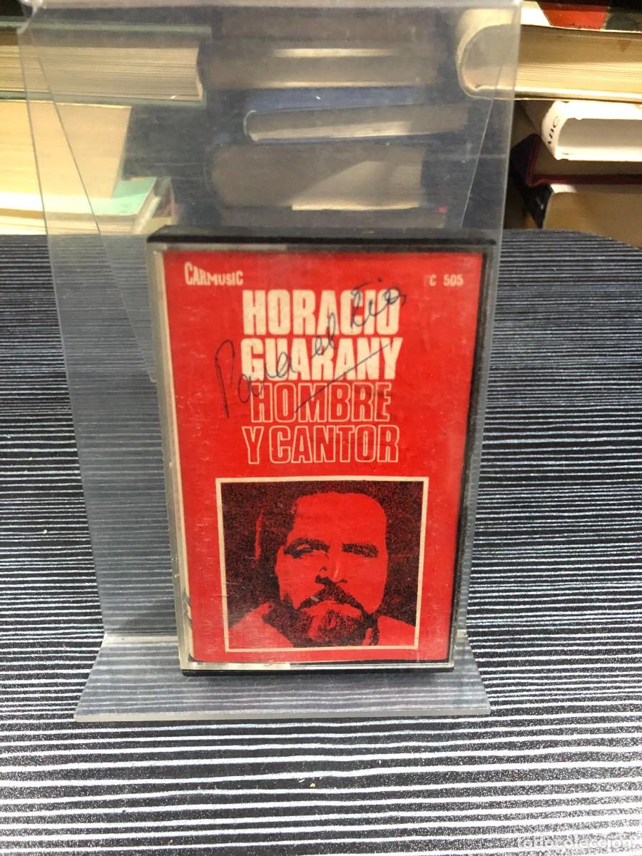 Casetes antiguos: Hombre y Cantor Horacio Guarany (Sello Carmusic C 505)
