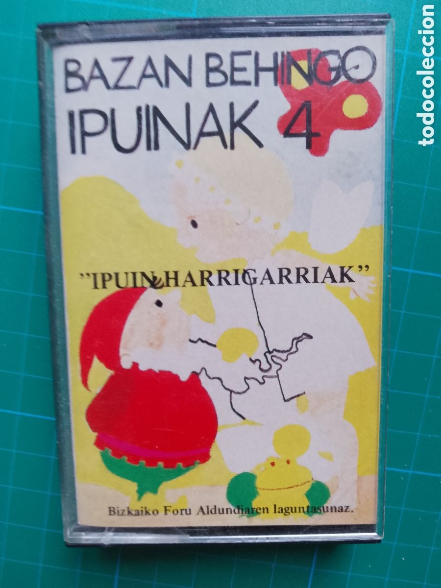 Casetes antiguos: BAZAN BEHINGO IPUINAK 4 - &rdquo;IPUIN HARRIGARRIAK&rdquo; - Foto 1