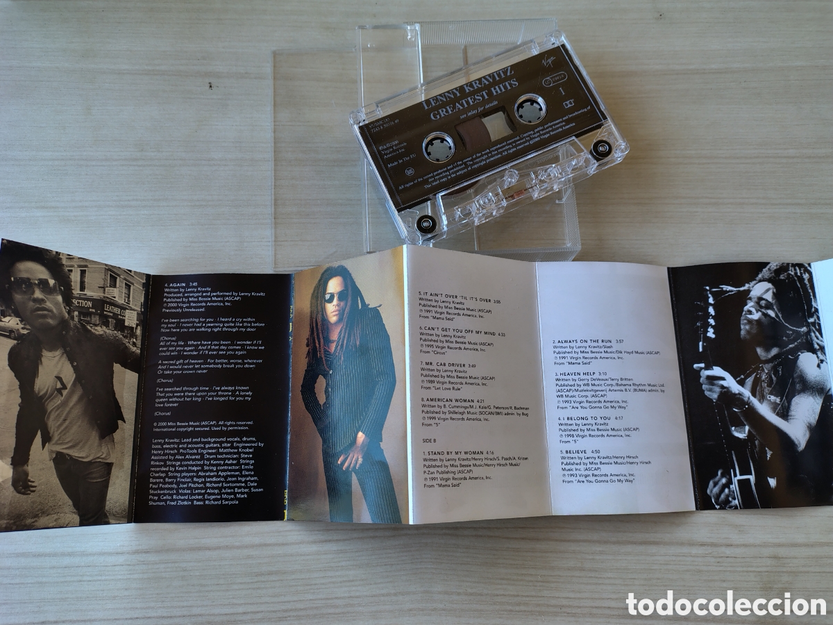Casetes antiguos: LENNY KRAVITZ Greatest Hits ( 2000 VIRGIN EU ) - Foto 9
