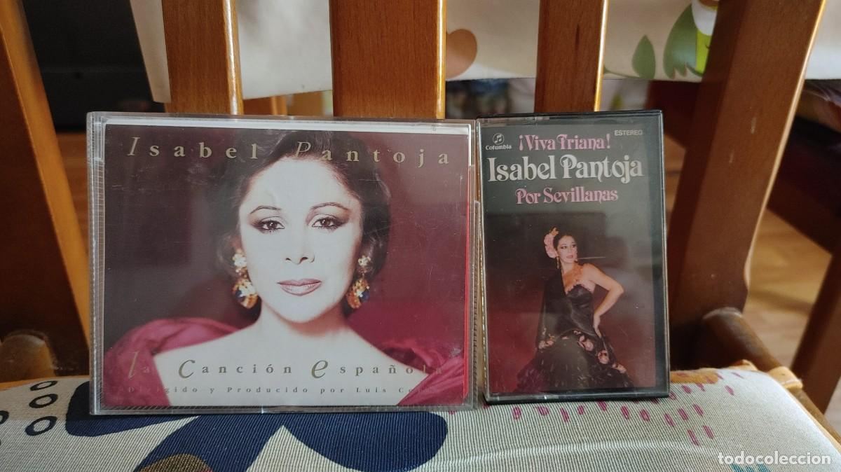 Casetes antiguos: isabel pantoja,lote de 3 casetes originales,la caja doble esta rota,tal cual se ve en fotos,las case