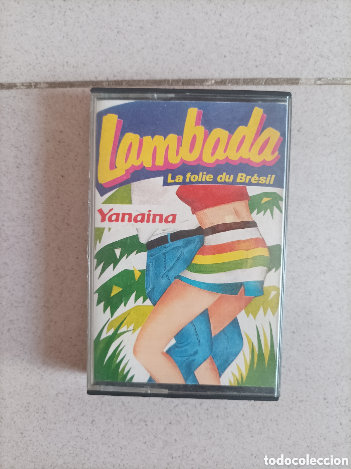 Casetes antiguos: Cassette Yanaina - Lambada La folie du Bresil 1989 Sonotrex Vintage