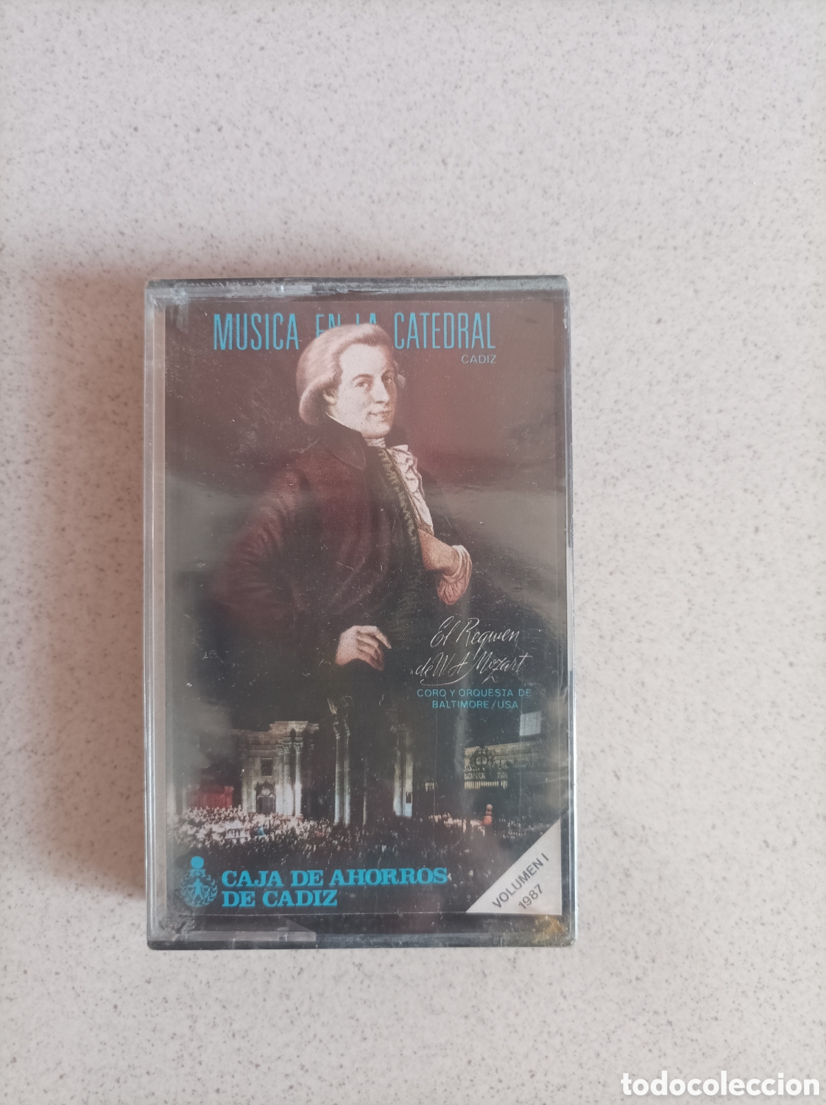 Casetes antiguos: Cassette Precintado Mozart Requiem - M&uacute;sica Catedral Cadiz 1987 Nuevo
