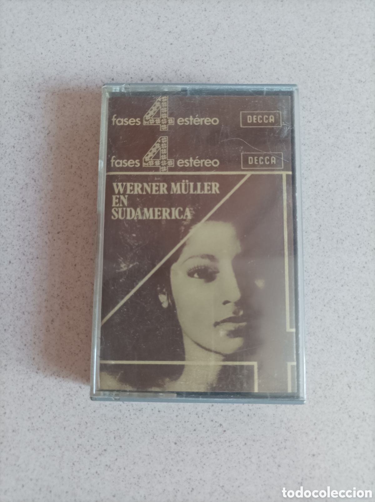 Casetes antiguos: Cassette Werner Muller En Sudamerica Decca Phase 4 Stereo 1973 Vintage