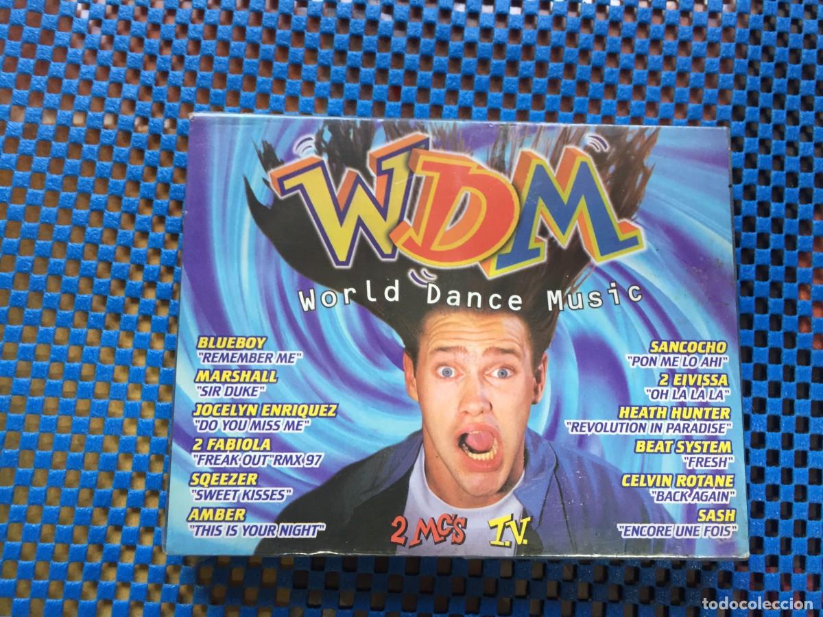 Casetes antiguos: cinta casete wdm world dance music de doble casete