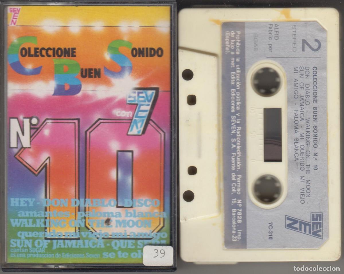 Casetes antiguos: Coleccione Buen Sonido N. 10 cassette Cantan Sugar 1980 Seven Manolo Garc&iacute;a