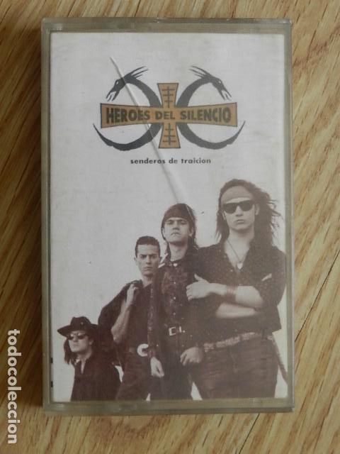 Casetes antiguos: K7 Heroes del silencio Senderos de traici&oacute;n EMI a&ntilde;o 1990 cassette