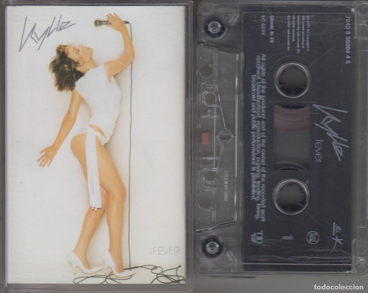 Casetes antiguos: Kylie Minogue cassette Fever 2001 UK