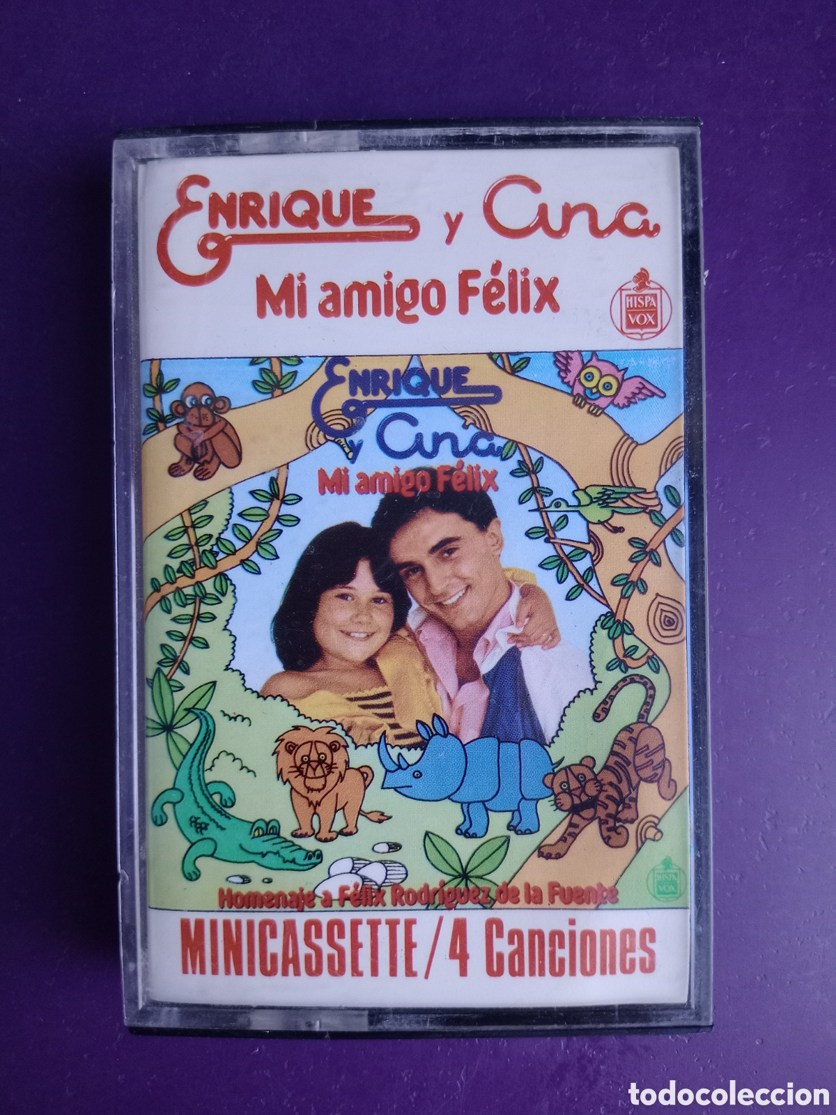 Casetes antiguos: ENRIQUE Y ANA - MI AMIGO FELIX +3 - MINICASETE HISPAVOX 1980 - INFANTIL TV 80'S - MUY POCO USO