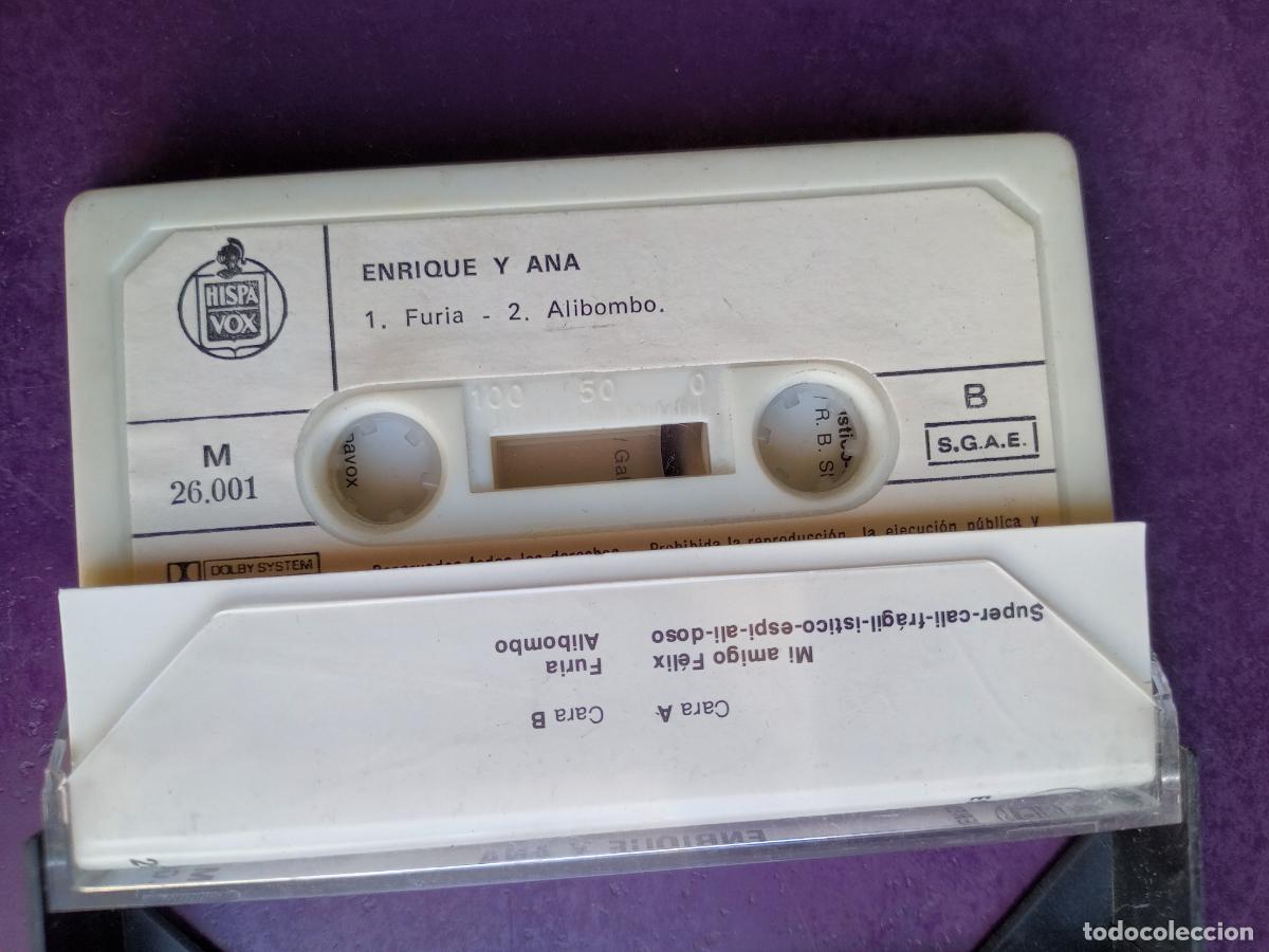Casetes antiguos: ENRIQUE Y ANA - MI AMIGO FELIX +3 - MINICASETE HISPAVOX 1980 - INFANTIL TV 80'S - MUY POCO USO