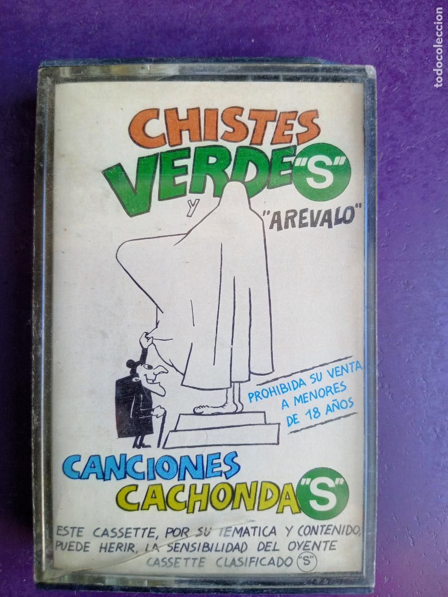 Casetes antiguos: CHISTES VERDES CANCIONES CACHONDAS - AREVALO + PAYO JUAN MANUEL - CASETE OLYMPO 1979 - HUMOR FREAK