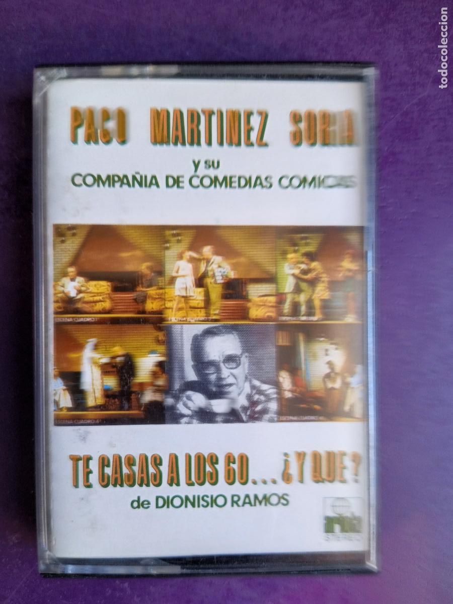 Casetes antiguos: PACO MARTINEZ SORIA - CASETE ARIOLA 1974 - TE CASAS A LOS 60 Y QUE - CINE TEATRO HUMOR RISA TVE