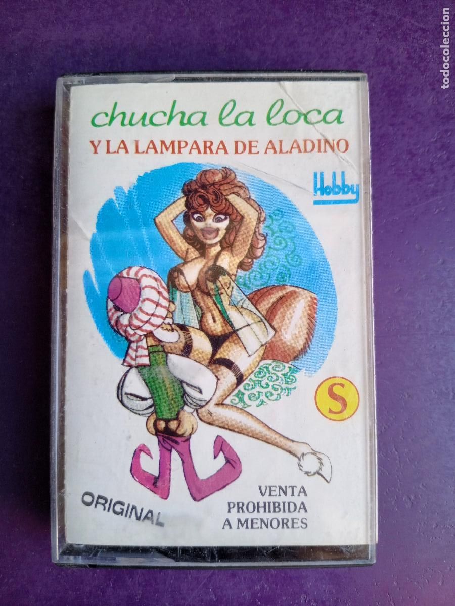 Casetes antiguos: CHUCHA LA LOCA Y LA LAMPARA DE ALADINO - CASETE HOBBY 1980 - RELATOS EROTICOS + CALENDARIO