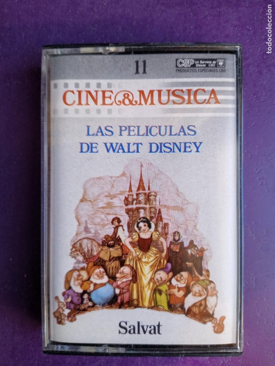 Casetes antiguos: Las Pel&iacute;culas de Walt Disney - CASETE CBS 1987 - PINOCHO, BLANCANIEVES, PETER PAN, CENICIENTA, ETC