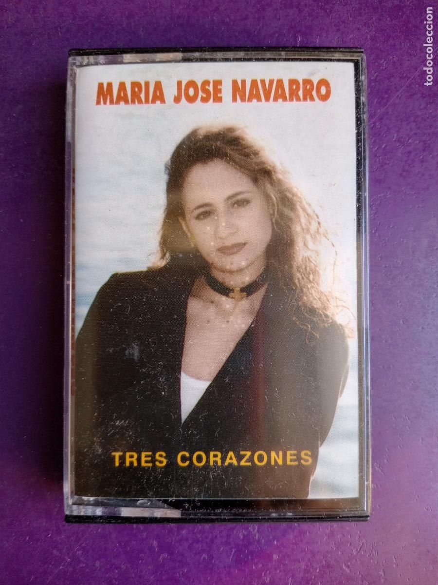 Casetes antiguos: MARIA JOSE NAVARRO - TRES CORAZONES - CASETE KMC 1994 - CANCION ESPA&Ntilde;OLA, COPLA POP