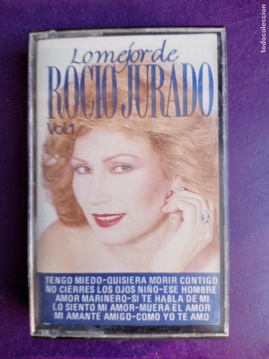 Casetes antiguos: LO MEJOR DE ROCIO JURADO - CASETE RCA 1987 - 10 EXITOS CLASICOS, MUY POCO USO