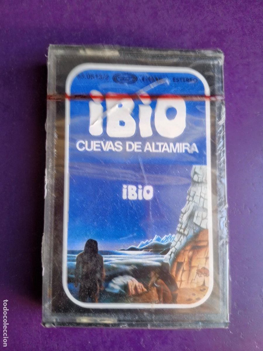Casetes antiguos: IBIO - CUEVAS DE ALTAMIRA - CASETE MOVIEPLAY GONG PRECINTADA 1978 - ROCK PROGRESIVO
