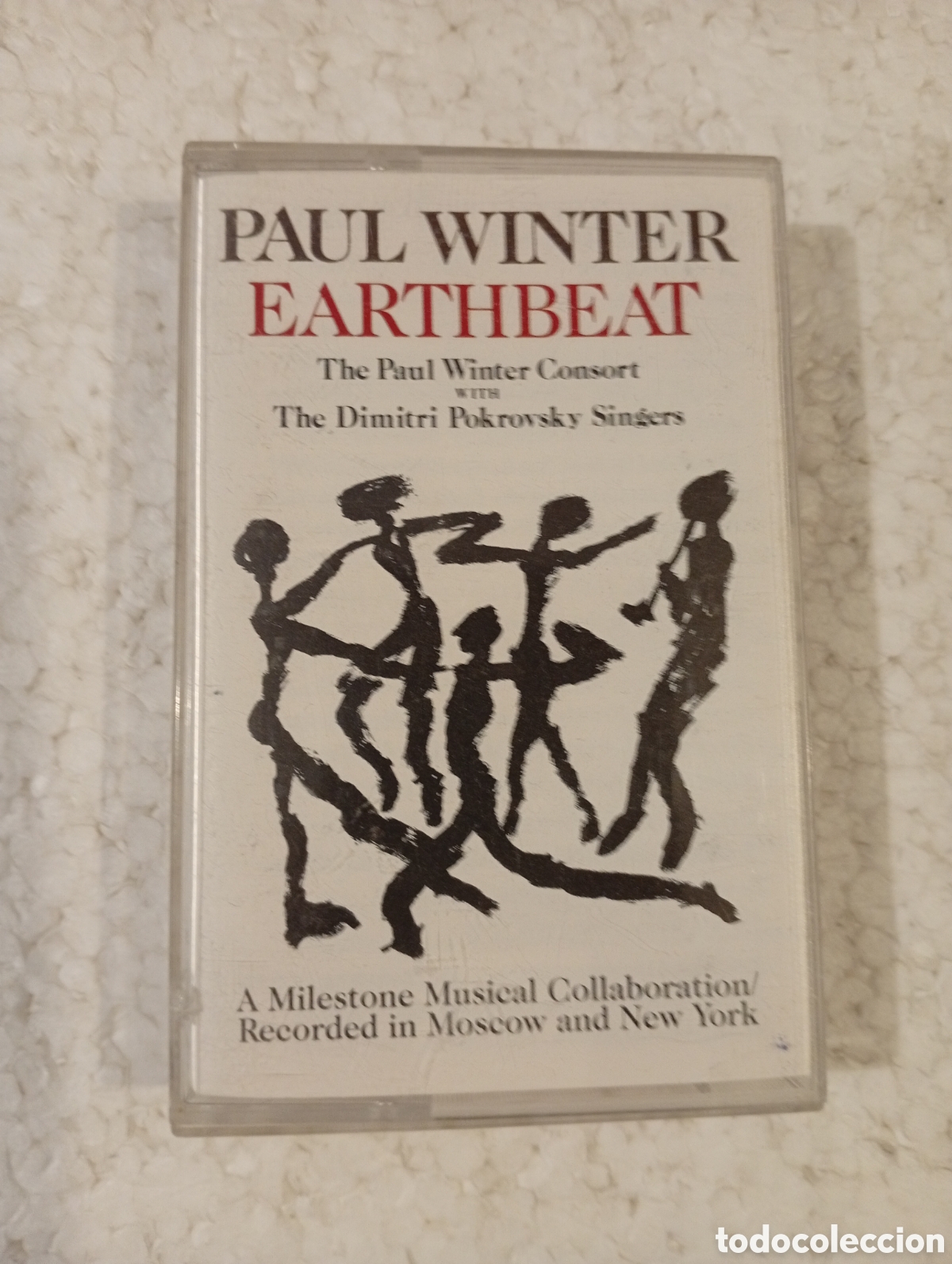 Casetes antiguos: 1 CASSETTE PAUL WINTER EARTHBEAT. A MILESTONE MUSICAL COLLABORATION. FIRST CREATED AMERICA & RUSSIA