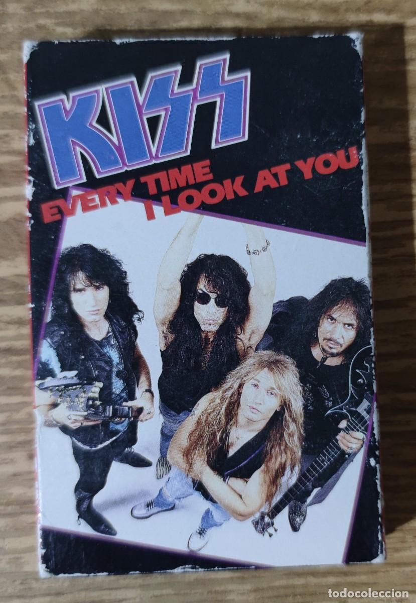 Casetes antiguos: Cassette single Kiss - Every Time I Look At You (1992) ed. americana