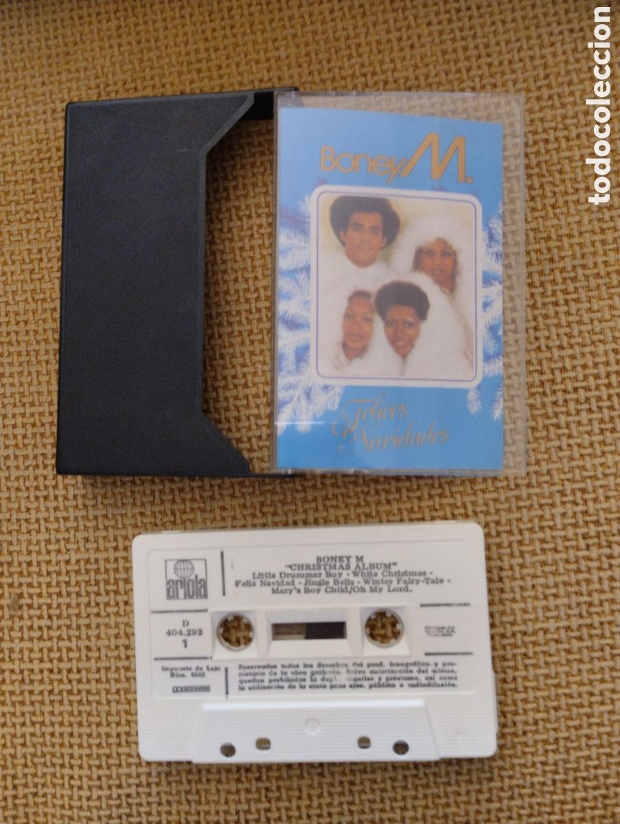 Casetes antiguos: Cinta casete antigua Boney M