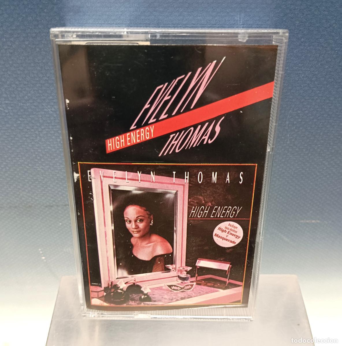 Casetes antiguos: Cinta de casete: Evelyn Thomas - High Energy. Atlantic, 1989.