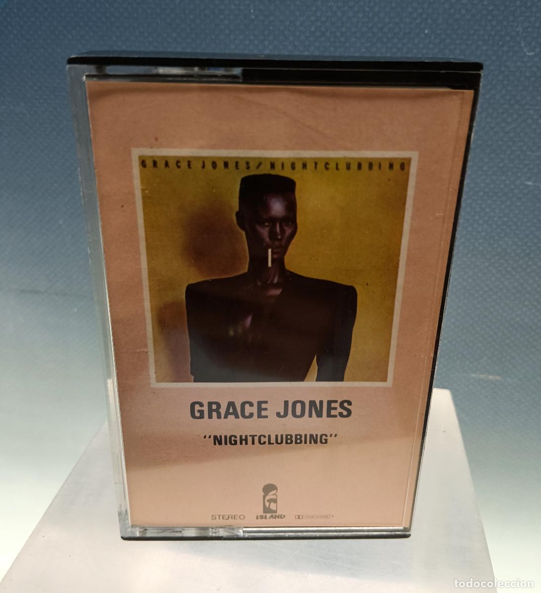 Casetes antiguos: Cinta de casete: Grace Jones - Nightclubbing. Island Records, 1981.