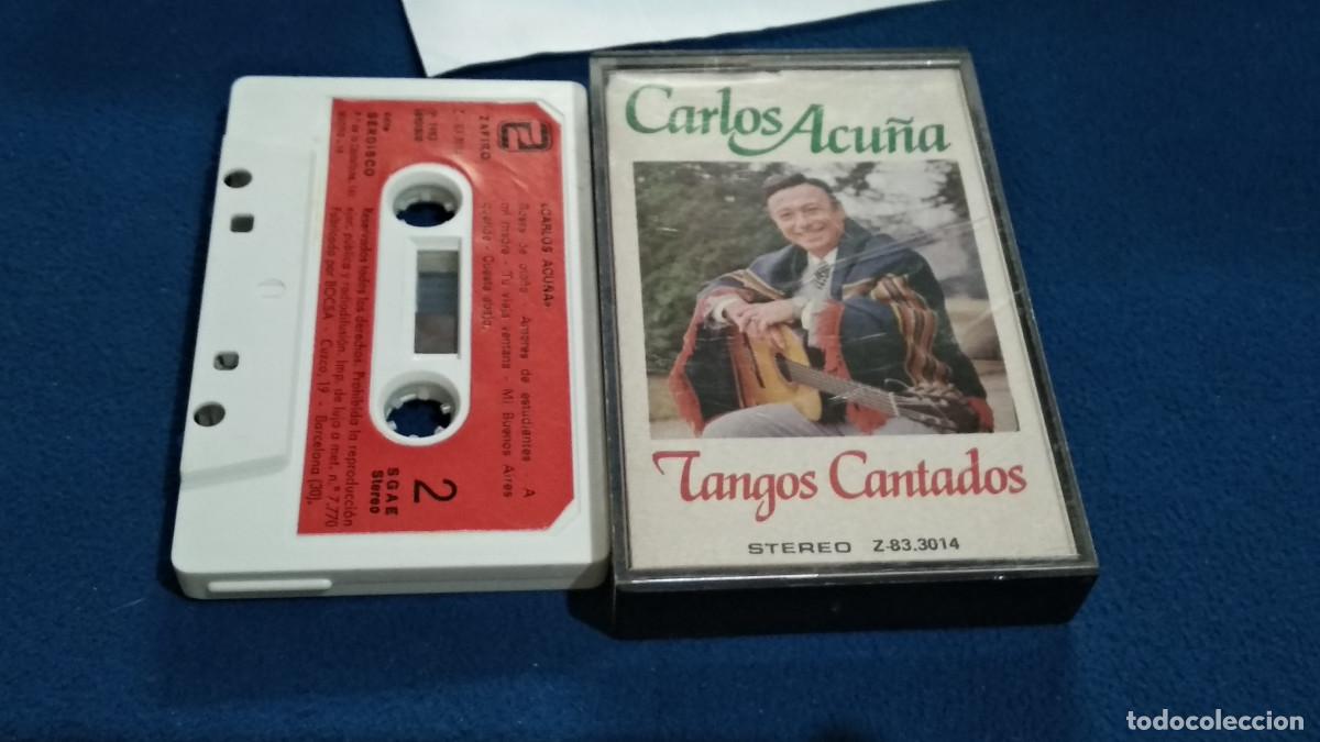 Casetes antiguos: CARLOS ACU&Ntilde;A / TANGOS CANTADOS - ZAFIRO 1983 - CASETE CINTA CASSETTE