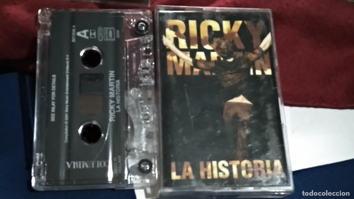 Casetes antiguos: RICKY MARTIN / LA HISTORIA ( SONY MUSIC 2001 ) - CASETE CINTA CASSETTE