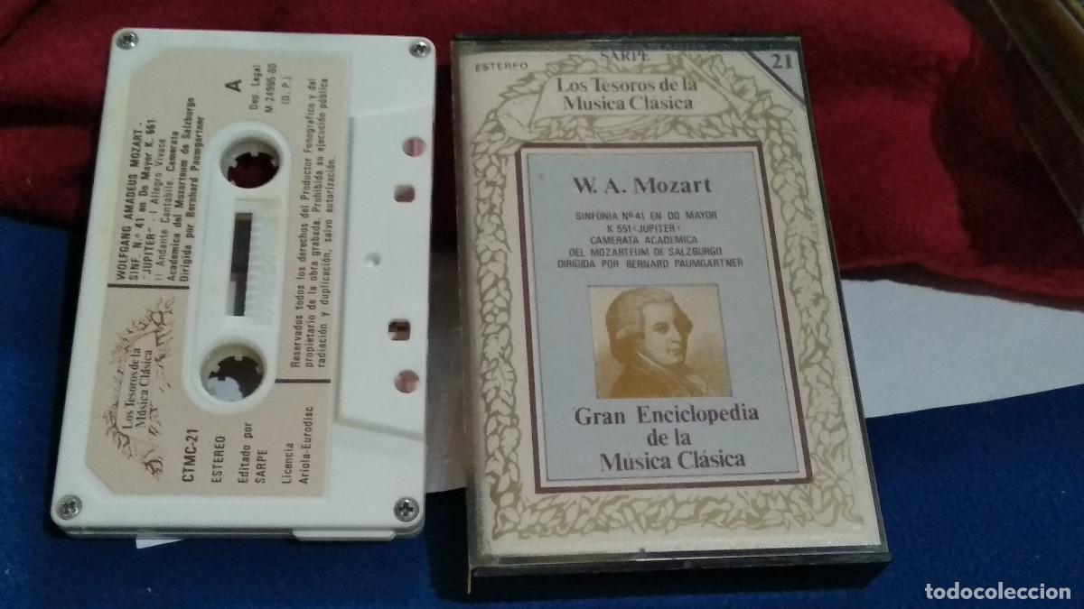 Casetes antiguos: W.A.Mozart - - Los Tesoros de la M&uacute;sica Cl&aacute;sica 21 - CASETE CINTA CASSETTE