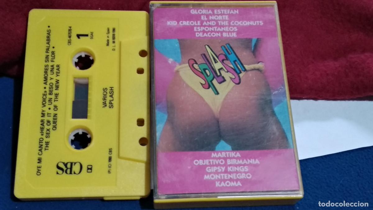 Casetes antiguos: SPLASH VOL 1 - CBS CAJA AMARILLA 1990 CASETE CINTA CASSETTE