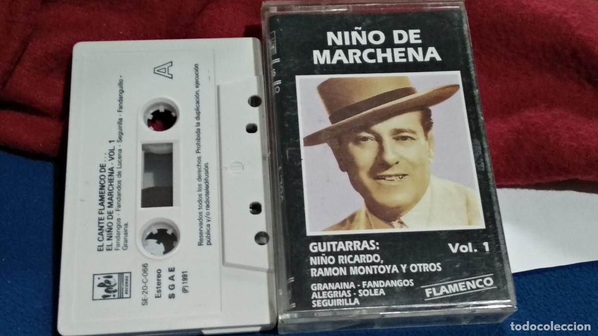 Casetes antiguos: NI&Ntilde;O DE MARCHENA / FLAMENCO VOL 1 - FONOGRAFICA DEL SUR 1991 CASETE CINTA CASSETTE