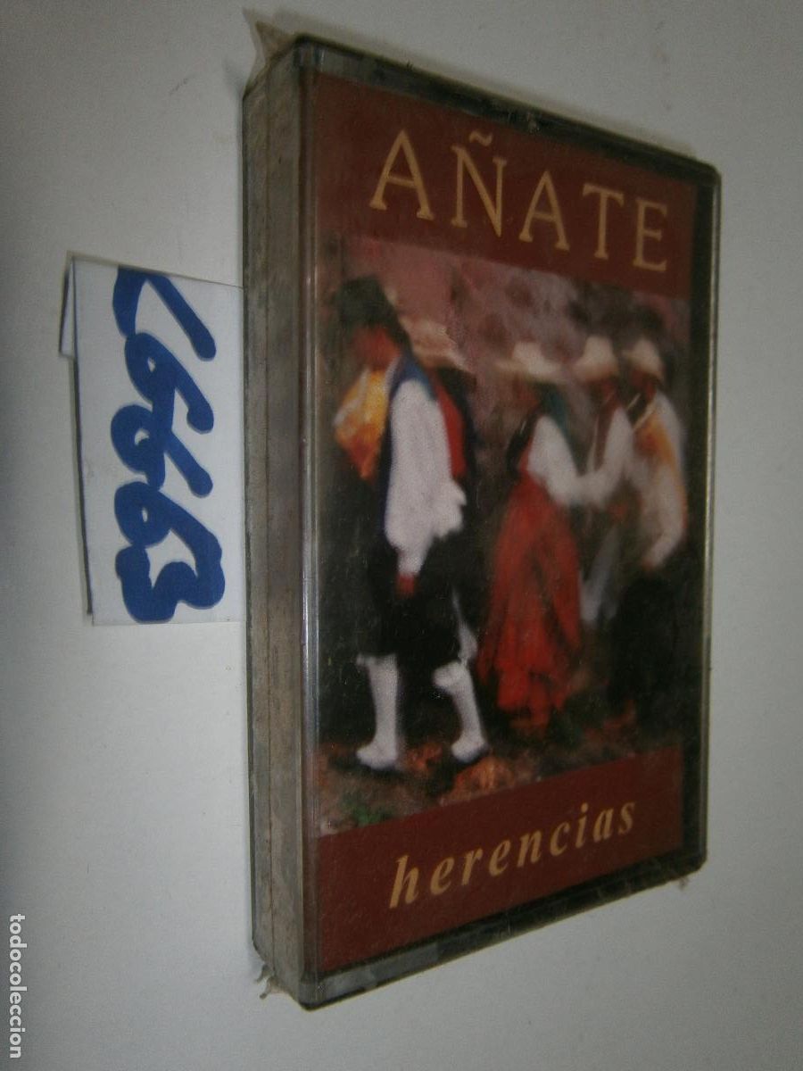 Casetes antiguos: ANTIGUA CINTA CASETE (NUEVA PRECINTADA) MUSICA CANARIA - A&Ntilde;ATE - HERENCIAS
